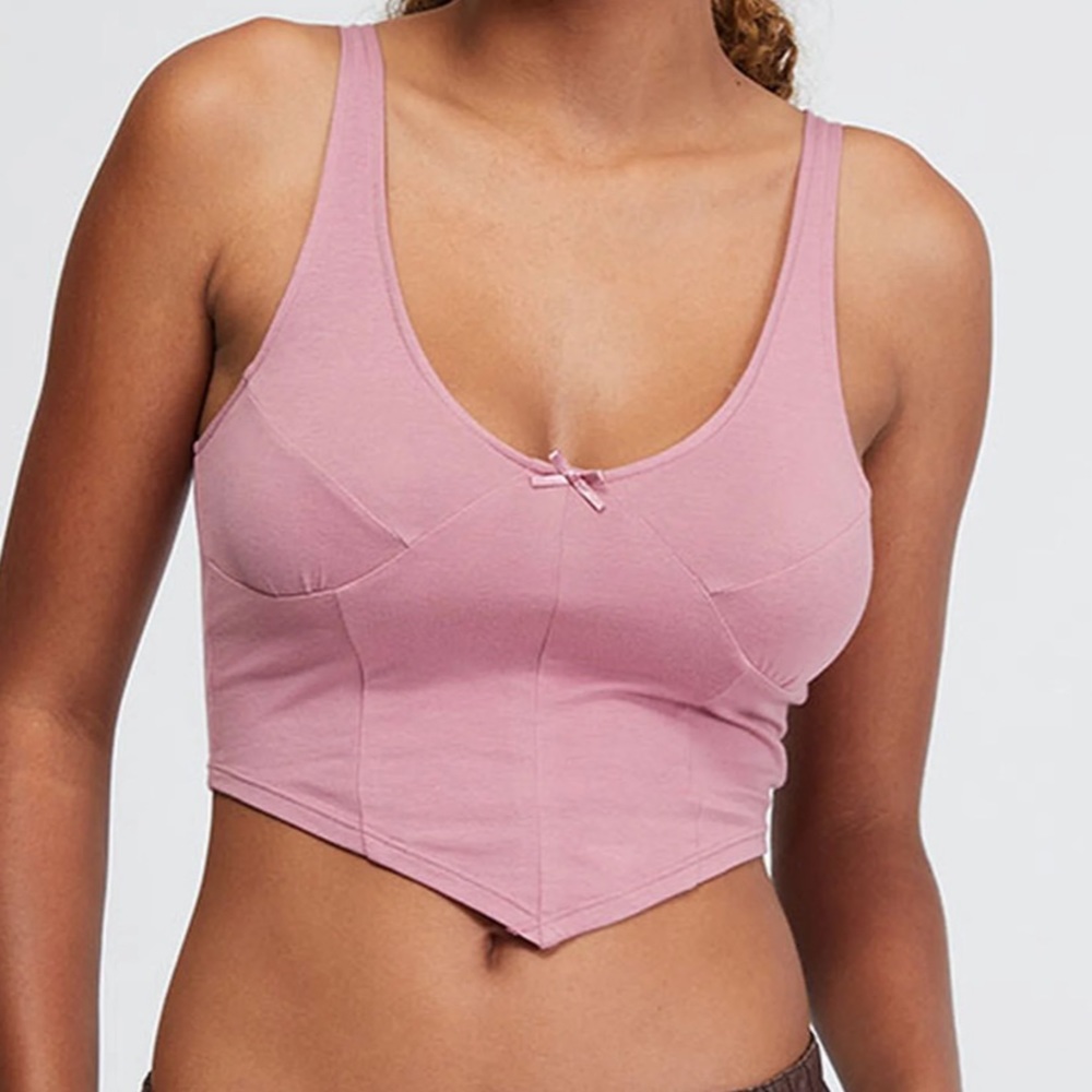 “Study Sesh” Corset Top from PacSun